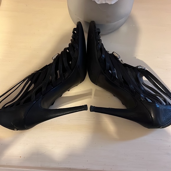 EUC TORY BURCH HEELS Sz 8.5M like new used 1X - Picture 6 of 10